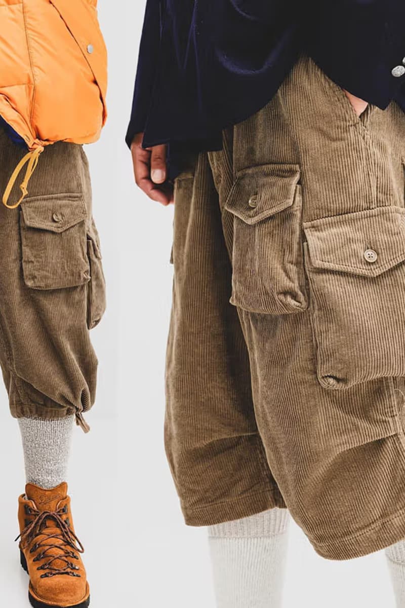 BEAMS PLUS and Engineered Garments Deliver Pocket-Packed Corduroy Shorts