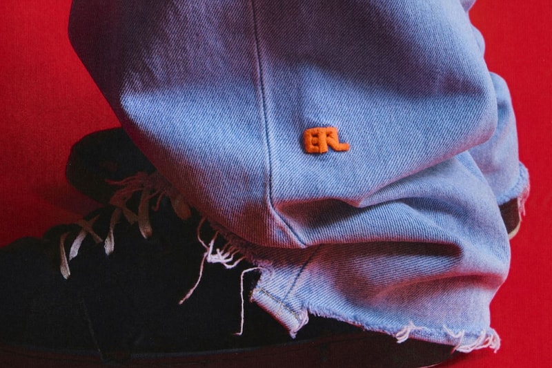 ERL Teases Upcoming Levi's Collaboration instagram denim jeans eli russell linnetz