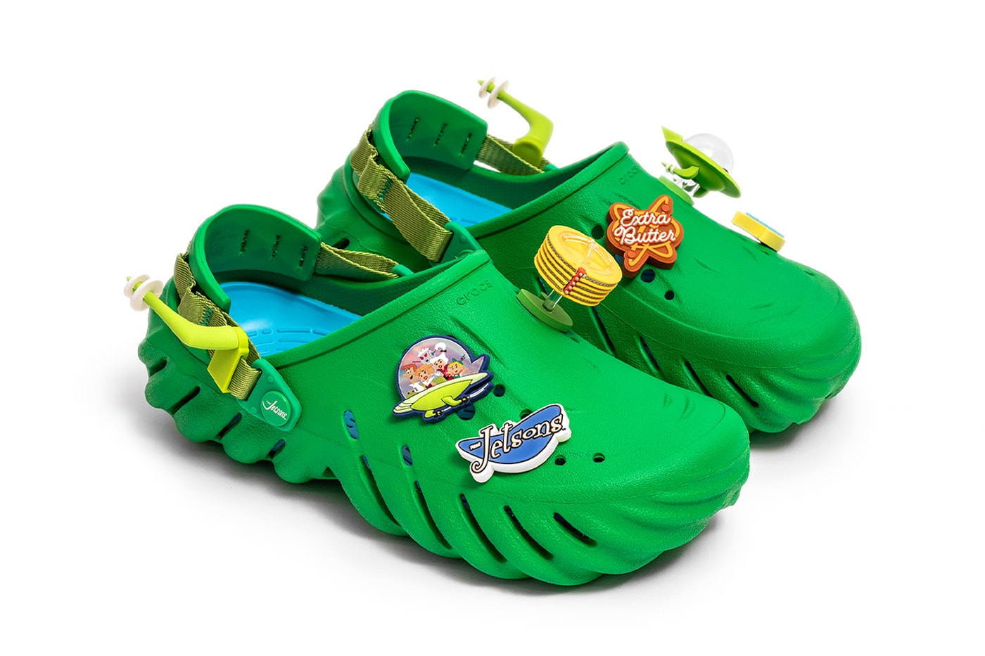 Extra Butter Crocs Echo Clog Collaboration Warner bros the Jetsons cartoon television tv show