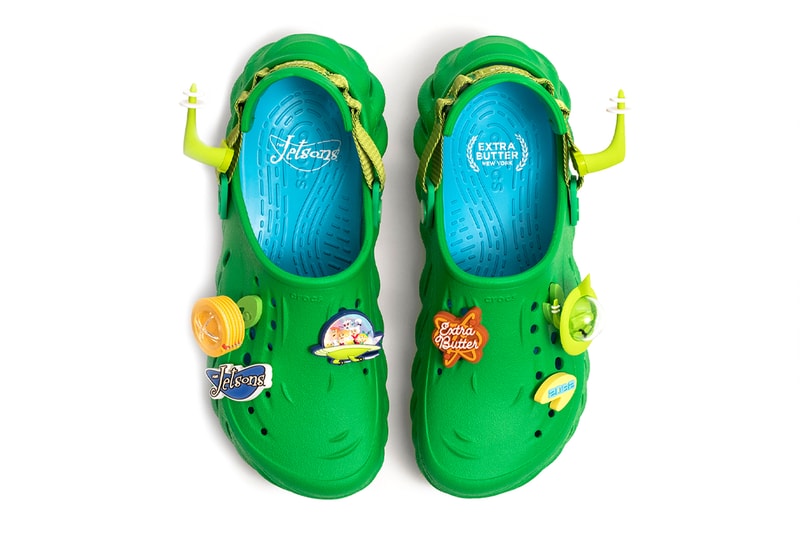 Extra Butter Crocs Echo Clog Collaboration Warner bros the Jetsons cartoon television tv show