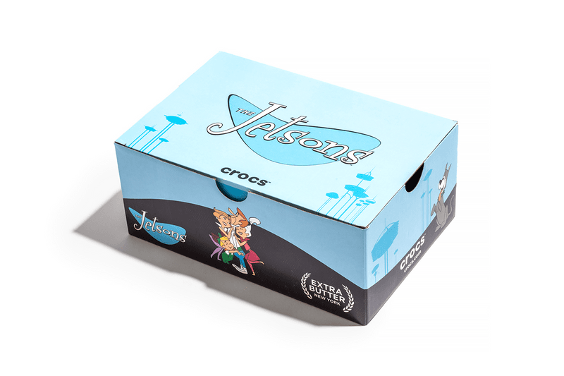 Extra Butter Crocs Echo Clog Collaboration Warner bros the Jetsons cartoon television tv show