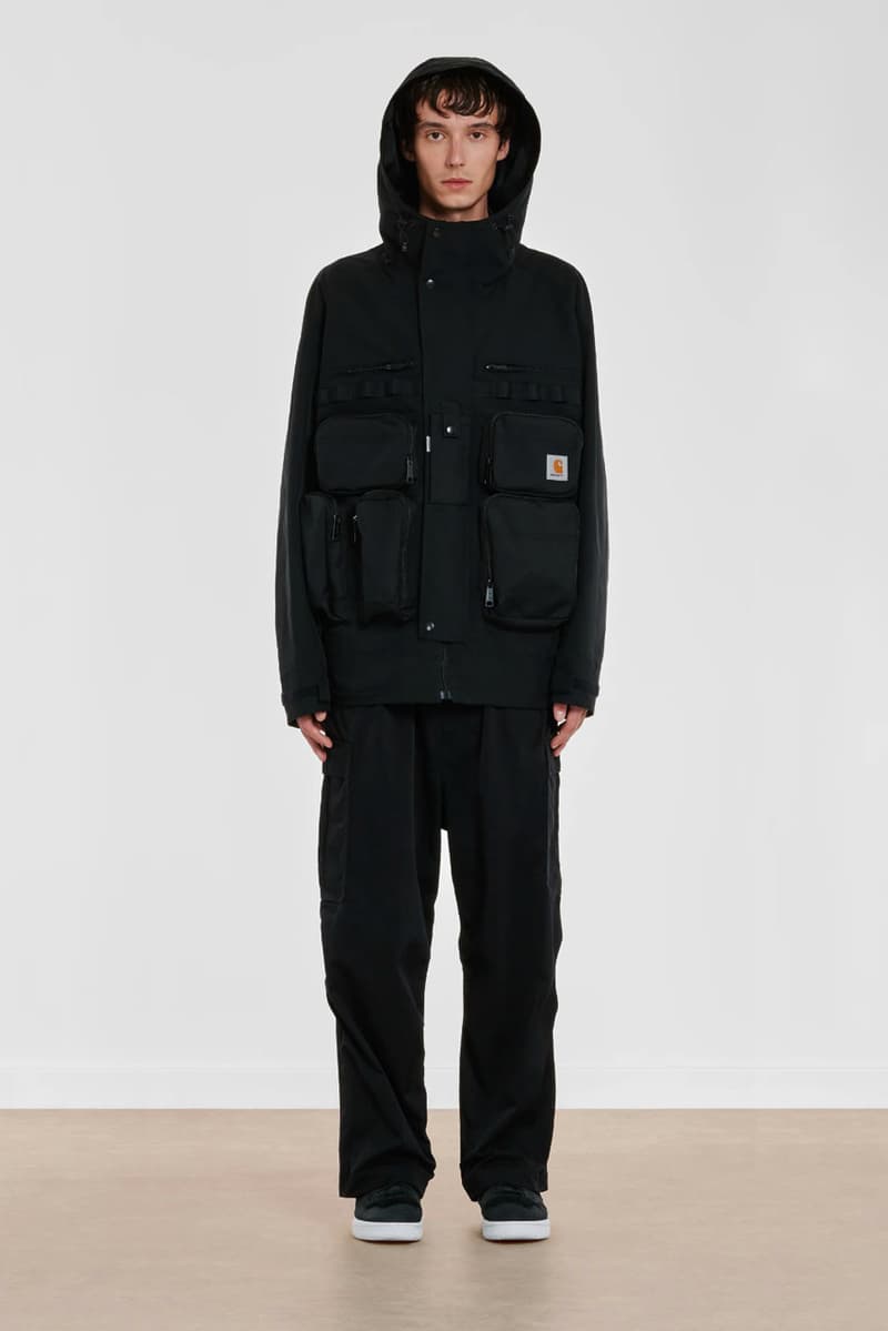 eYe Junya Watanabe MAN and Carhartt Deliver a Pocket-Packed Parka release info