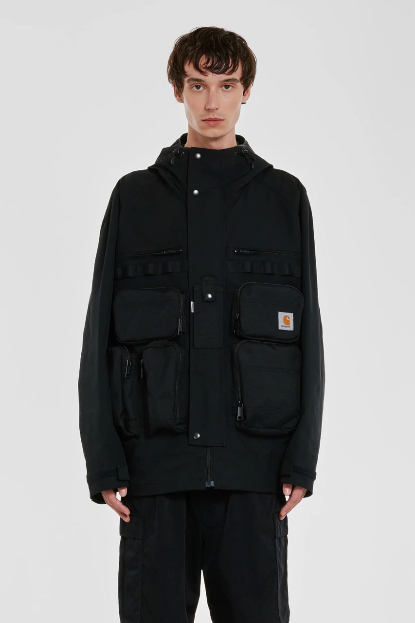 eYe Junya Watanabe MAN and Carhartt Deliver a Pocket-Packed Parka release info