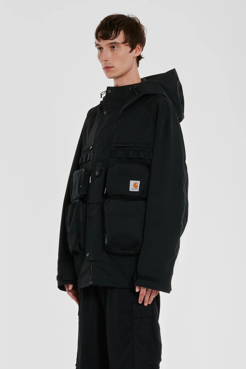 eYe Junya Watanabe MAN and Carhartt Deliver a Pocket-Packed Parka release info