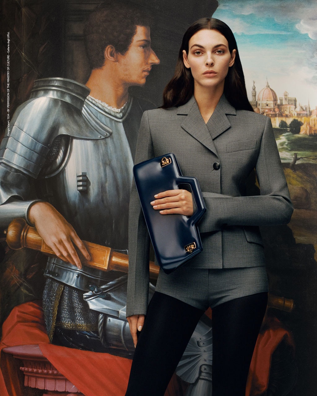 Ferragamo's Fall 2023 Campaign Is Adorned With Renaissance Masterpieces Maximilian Davis Tyler Mitchell