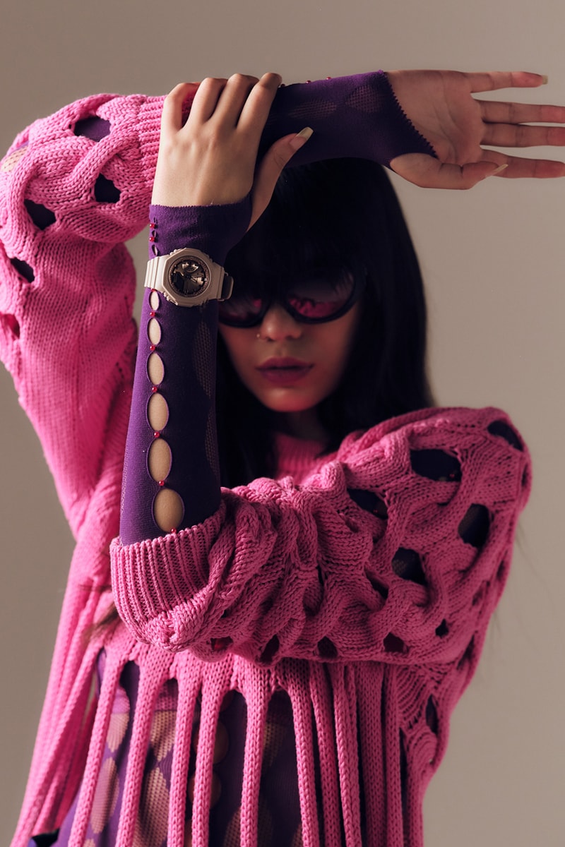 G-SHOCK Rose Gold GMA-S2100MD-7A GMA-S2100MD-4A GMA-S2100MD-1A Lookbook S Series Watches Carbon Core Guard Structure