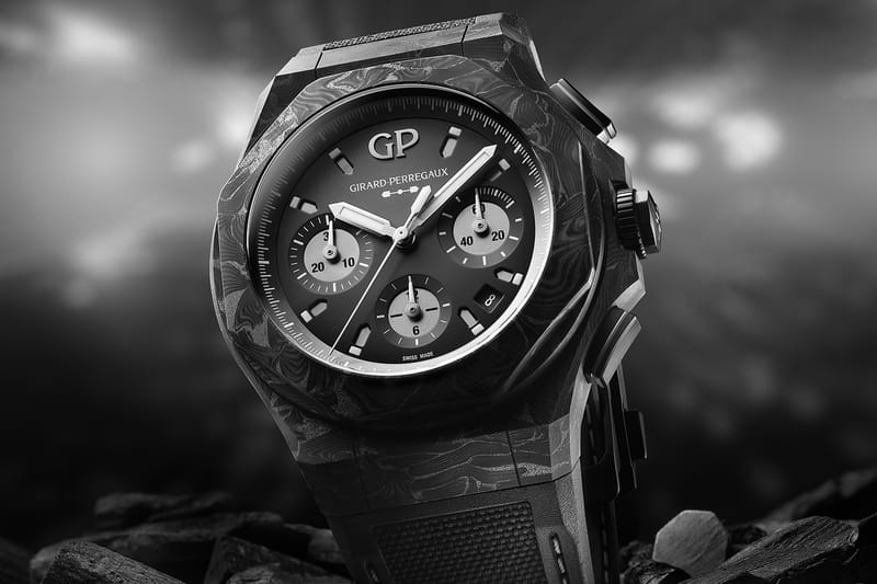 Girard-Perregaux to Drop a Stealthy  Laureato Absolute Chronograph 8Tech