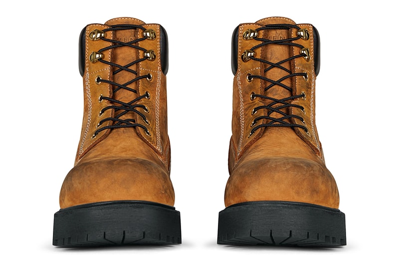 Givenchy Show ankle workboots in nubuck with used effect Tan Black Cherry Red Timberland 6 Inch Boots Matthew M Williams