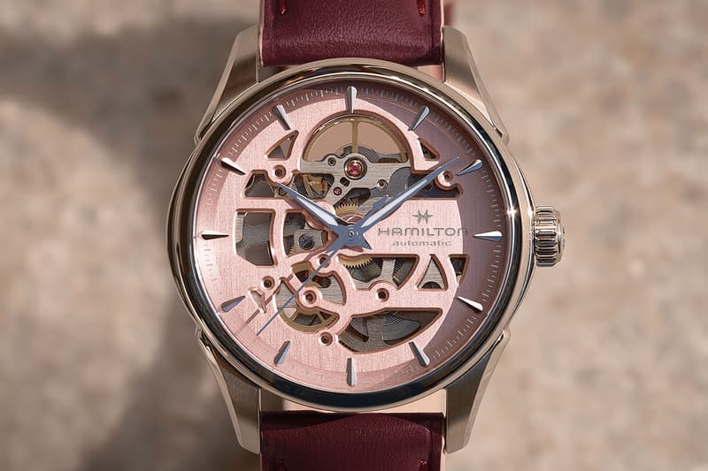 Hamilton Jazzmaster Skeleton 36mm 40mm New Colorways Plum Pink Release info 