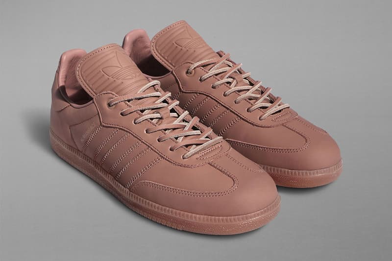 pharrell humanrace adidas samba tones terracotta charcoal white release date info store list buying guide photos price 