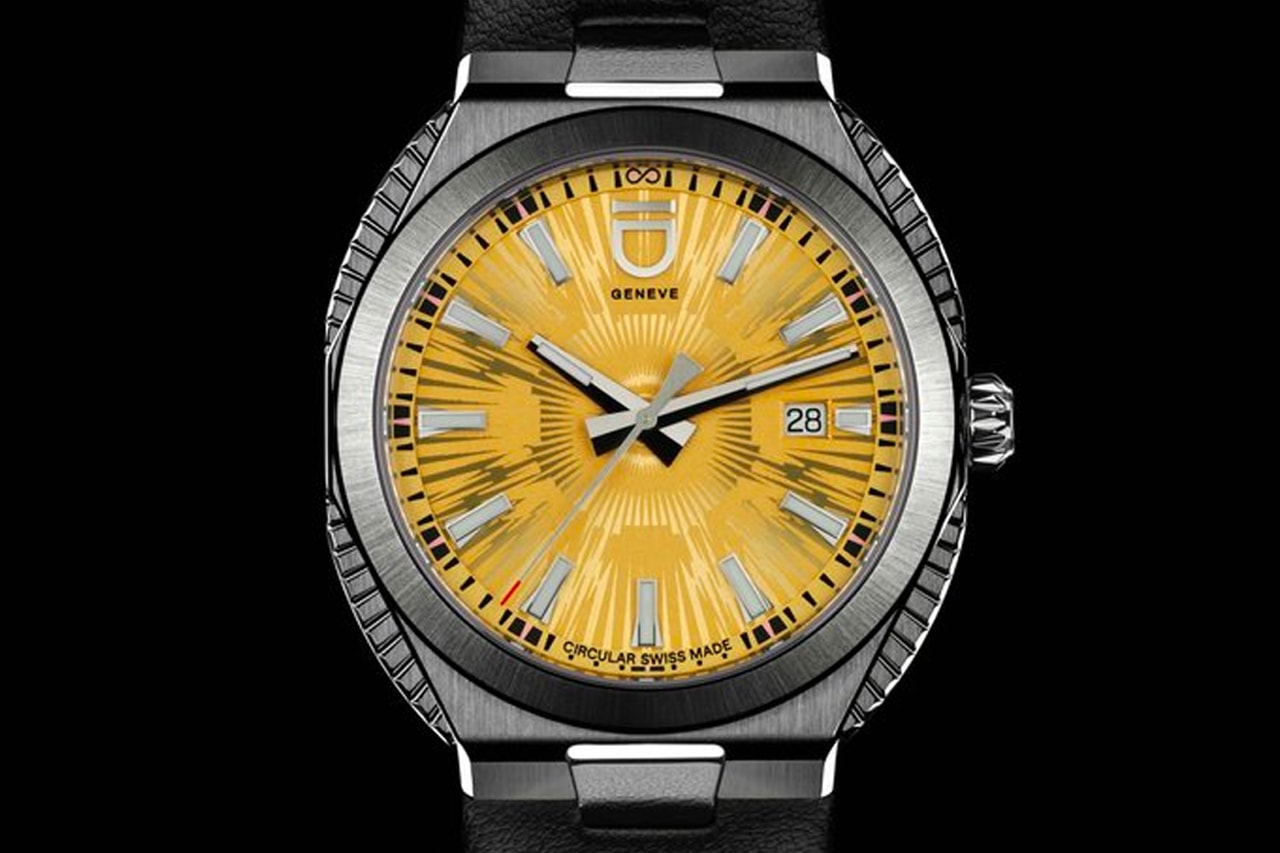 ID Genève Circular S Sun Dial Recycled Stainless Steel Watch Info