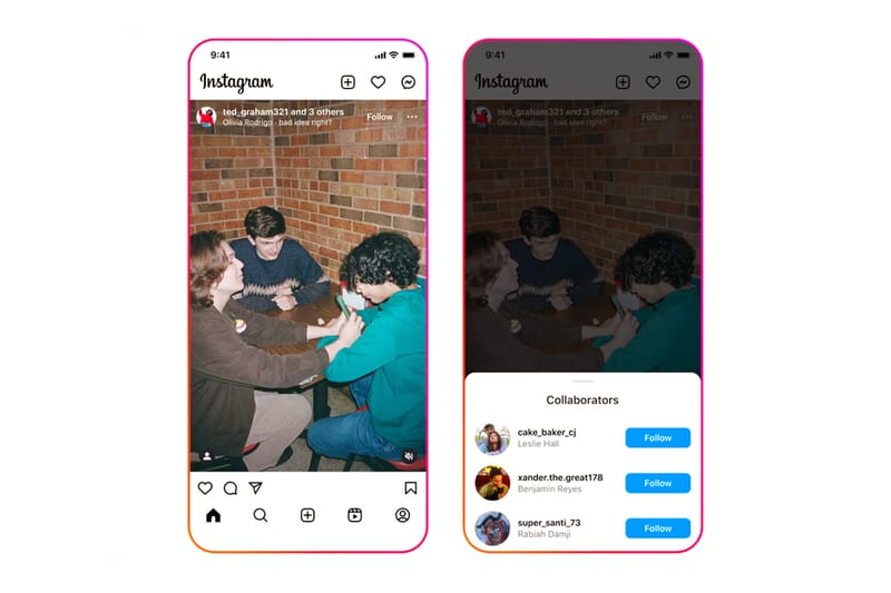 New Instagram Update Allows Music for Photo Carousels and up to Three Collaborators per Post