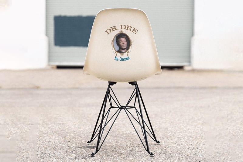 Interscope and Modernica Craft a Side Shell Eiffel Chair That Honors Dr. Dre's 'The Chronic'