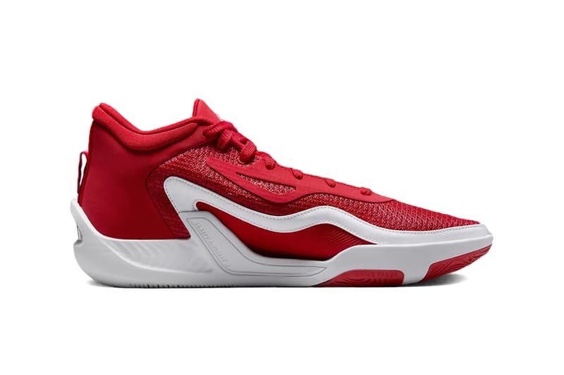 Jordan Tatum 1 Arrives in "University Red" FB2863-600 Release Info jayson tatum boston celtics basketball nba shoes deuce michael jordan brand nike swoosh jumpman