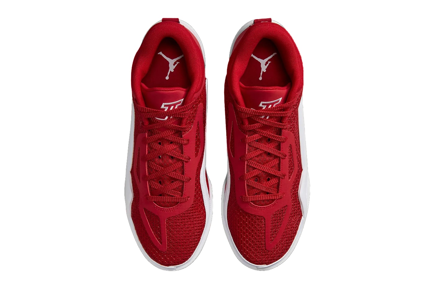 Jordan Tatum 1 Arrives in "University Red" FB2863-600 Release Info jayson tatum boston celtics basketball nba shoes deuce michael jordan brand nike swoosh jumpman