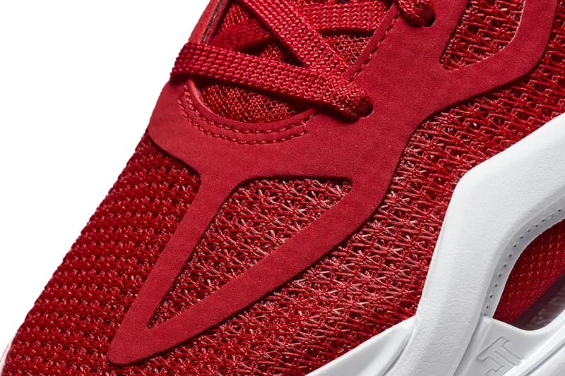 Jordan Tatum 1 Arrives in "University Red" FB2863-600 Release Info jayson tatum boston celtics basketball nba shoes deuce michael jordan brand nike swoosh jumpman