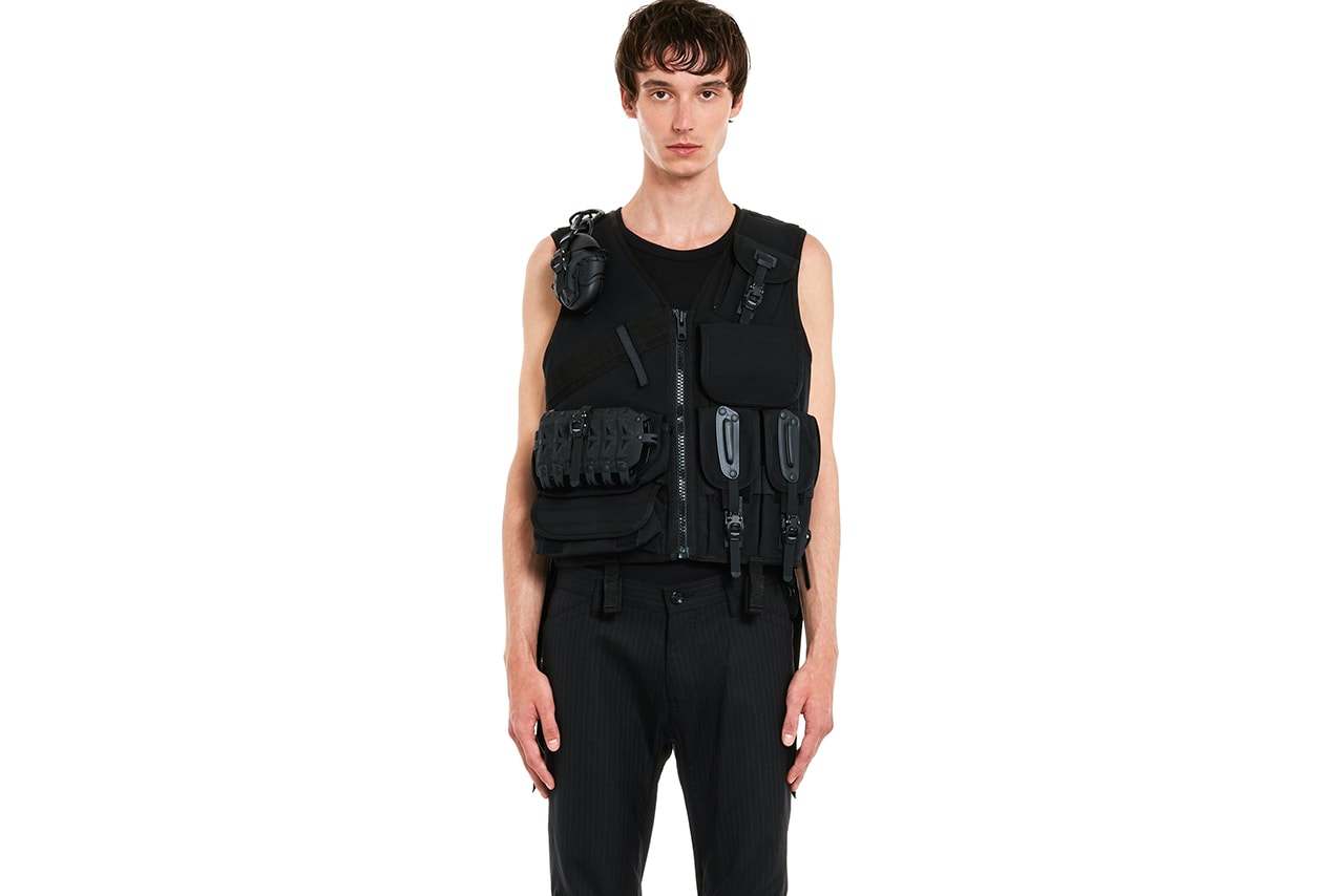 Junya WATANABE MAN x INNERRAUM Collaboration Technical Vest Crossbody Shoulder Bag Black Techwear Gorpcore Dover Street Market London