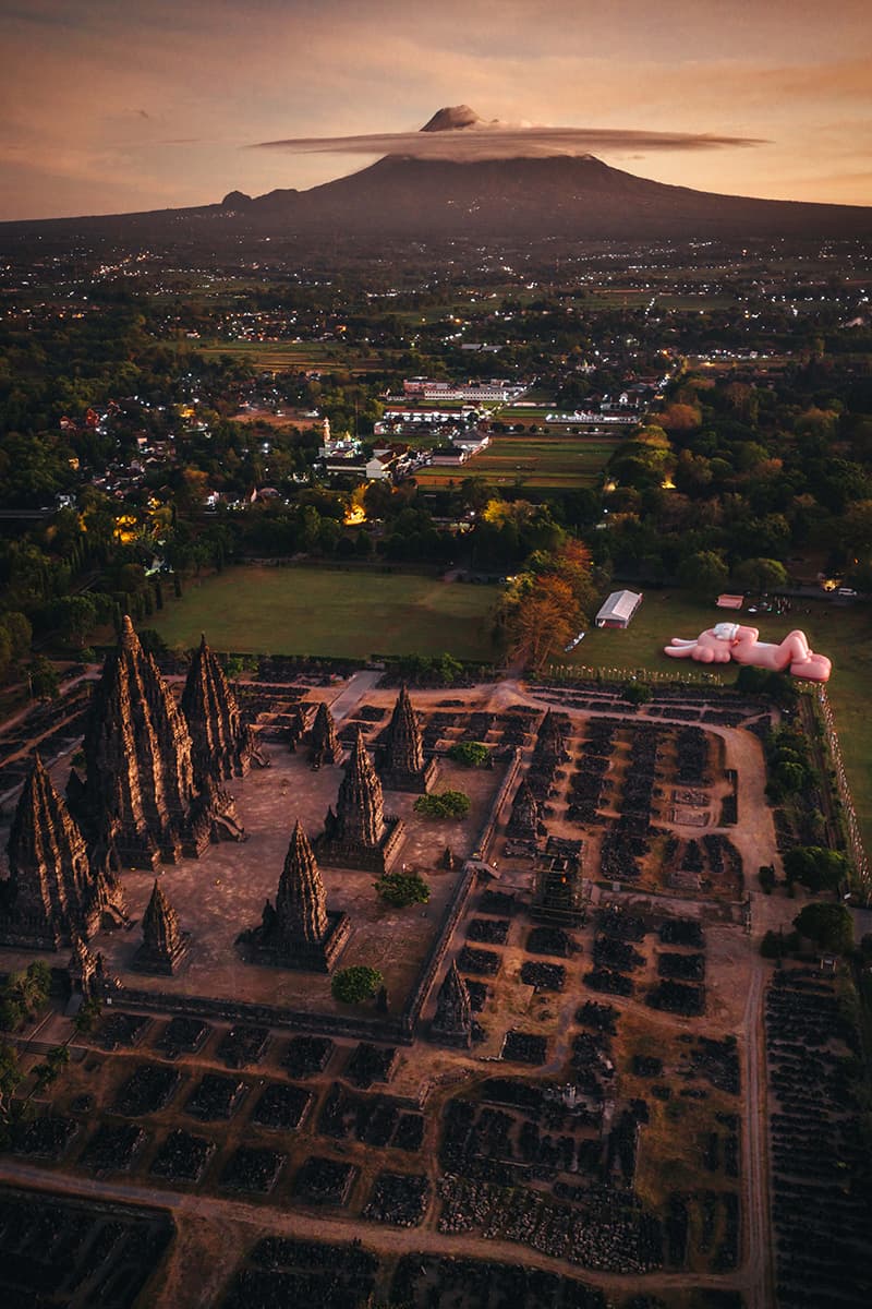 'KAWS:HOLIDAY' Prambanan Temple Compound  Yogyakarta Indonesia AllRightsReserved