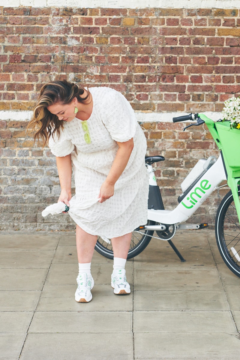 Lydia Bolton Lime Bikes London Transport Fashion Upcycled Streetwear UK British Charity Cycling Bicycles Sports England