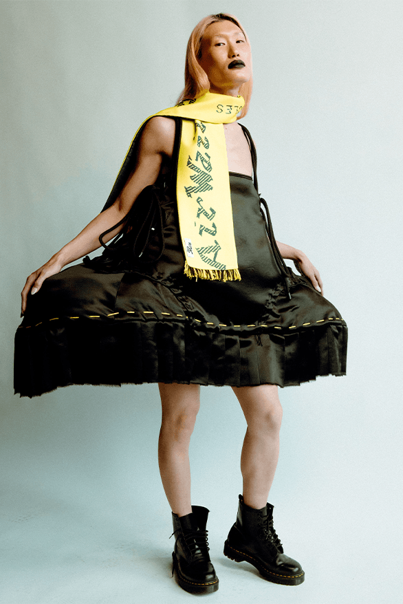 Central Saint Martins Dr Martens Collaboration London uk university 1460 boot footwear graduate collection
