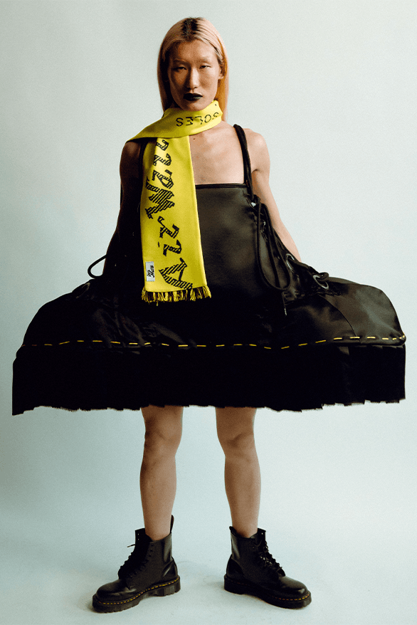 Central Saint Martins Dr Martens Collaboration London uk university 1460 boot footwear graduate collection
