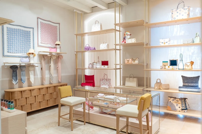 The first Louis Vuitton Café by Timeo and new resort store in