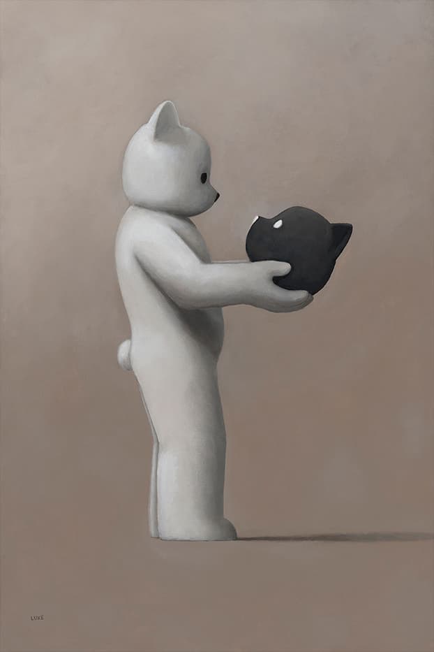 Luke Chueh "Peering Through the Darkness" Corey Helford Gallery Los Angeles