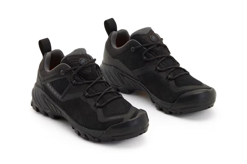 MAMMUT Hiking Patrol Trekking Mountaineering Shoe Sapuen Low GTX collaboration partnership swiss brand sports savannah black colorways zalando