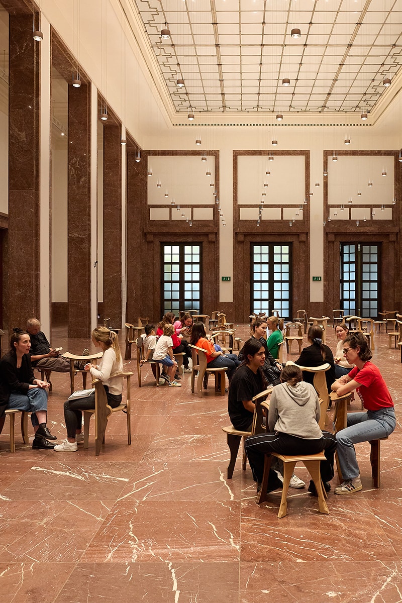 Martino Gamper Fills Munich Museum Uniquely Crafted Chairs