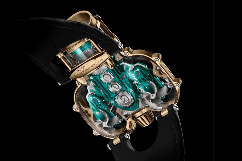MB&F HM9 Sapphire Vision Editions White Gold Blue Yellow Gold Green Release Info