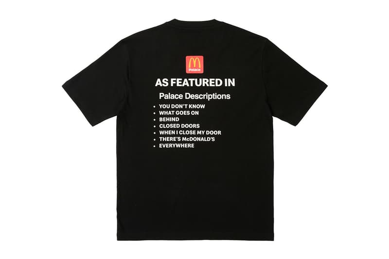 Palace Skateboards UK London Streetwear McDonald's As Featured In Clothing Fast Food Restaurant Fashion Clothing Style 