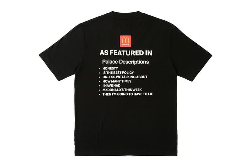 Palace Skateboards UK London Streetwear McDonald's As Featured In Clothing Fast Food Restaurant Fashion Clothing Style 