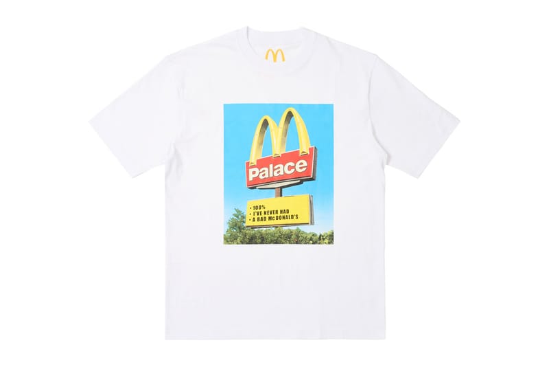 Palace x McDonald's Logo T-shirt Black