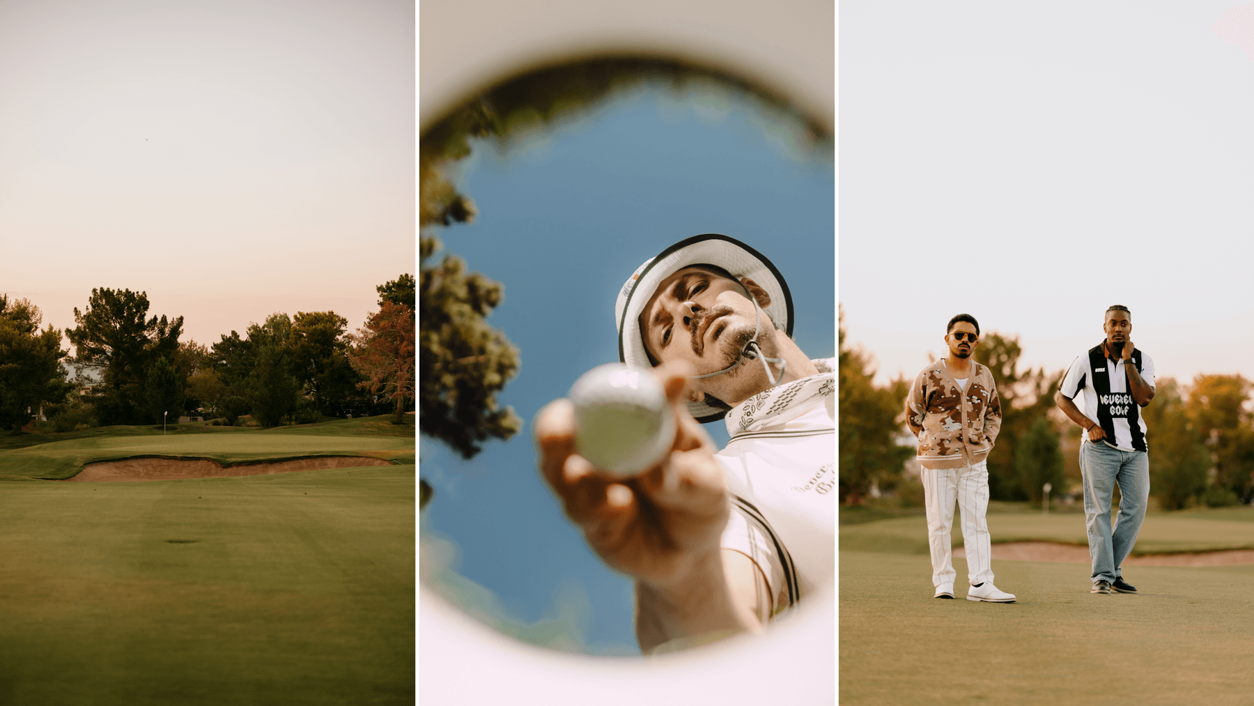 Michelob ULTRA Devereux Will Bert Brunner Golf Apparel Capsule Raven Golf Club Video Interview Polos Cardigans Bucket Hats Shorts