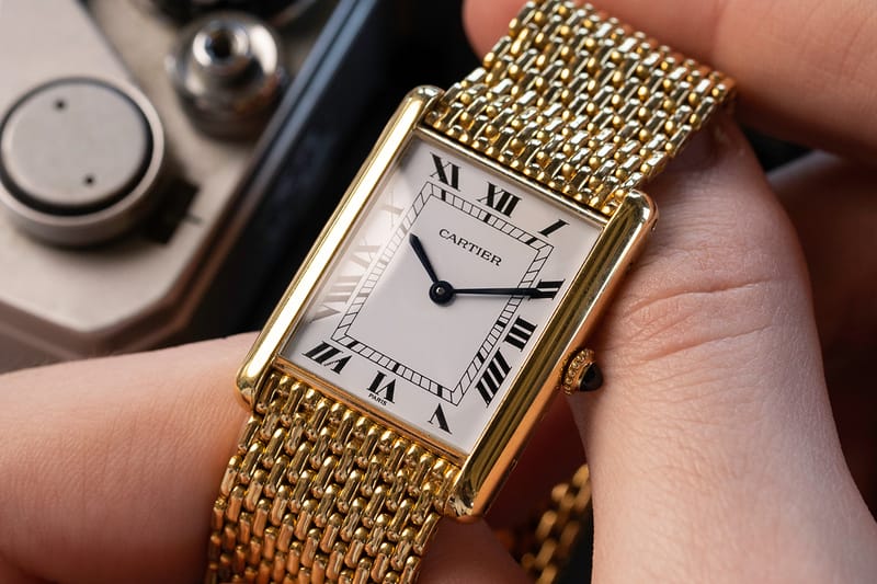 Cartier Tank Solo Large Yellow Gold Steel Mens Watch W5200004 for  Rs.470,281 for sale from a Trusted Seller on Chrono24