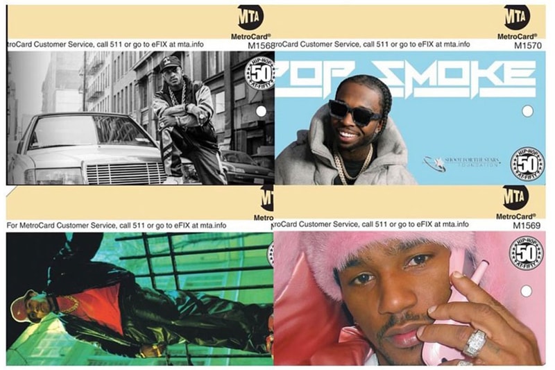 MTA Celebrates 50 Years of Hip-Hop With Special MetroCards pop smoke ll cool j camron rakim bronx brooklyn queens manhattan east coast rapper rap the woo forest hills rock the bells festival