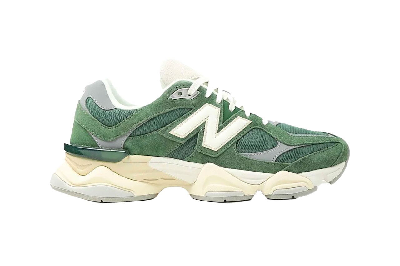 New Balance 9060 Green Suede Release Info