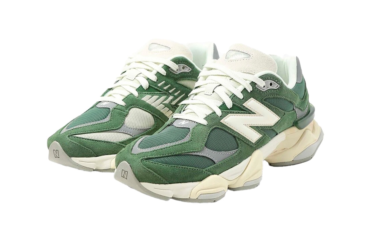 New Balance 9060 Green Suede Release Info