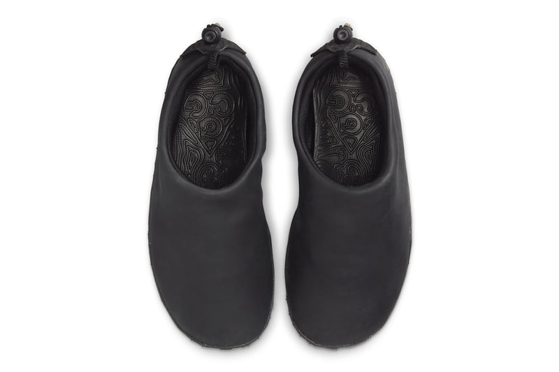 Nike ACG Air Moc Receives a "Black Leather" Treatment FV4569-001 Black/Black-Black-Black-Summit White