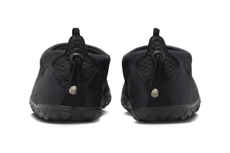 Nike ACG Air Moc Receives a "Black Leather" Treatment FV4569-001 Black/Black-Black-Black-Summit White