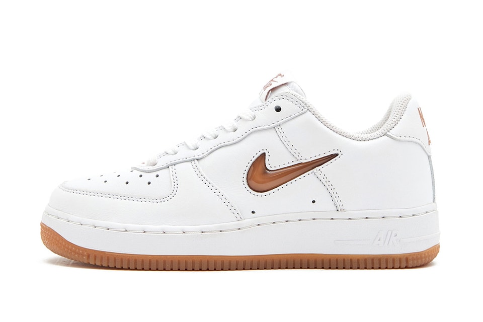 Nike Fit Out the Air Force 1 With Rose Gold Swooshes