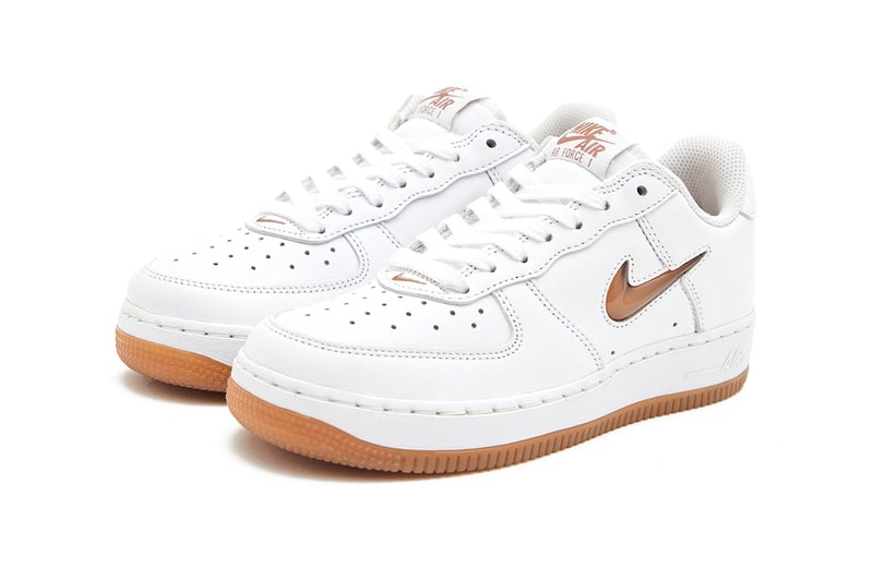 Nike Adds a Jewel Swoosh to the White Royal Air Force 1 Low