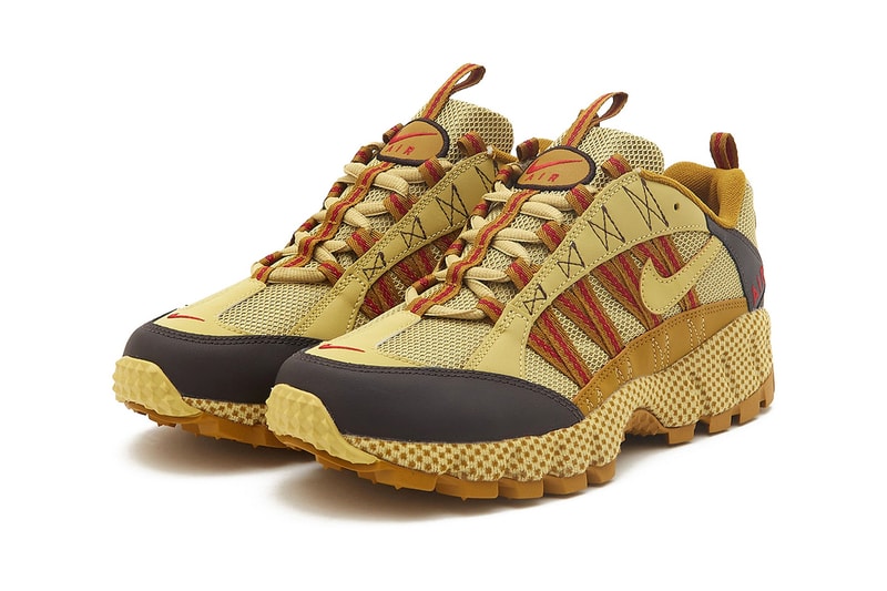 Nike Air Humara Surfaces in "Buff Gold" FJ7098-701 Buff Gold/Buff Gold-Bronzine hiking technical shoe trail