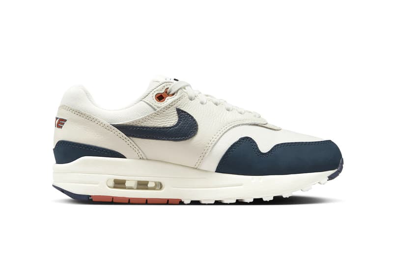 Official Look at the Nike Air Max 1 "Light Orewood Brown/Obsidian" FD2370-110  womens Light Orewood Brown/Sail-Obsidian-Rugged Orange-Black-Light Ultramarine classic fall 2023 shoe