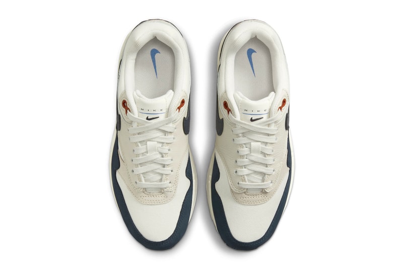 Official Look at the Nike Air Max 1 "Light Orewood Brown/Obsidian" FD2370-110  womens Light Orewood Brown/Sail-Obsidian-Rugged Orange-Black-Light Ultramarine classic fall 2023 shoe