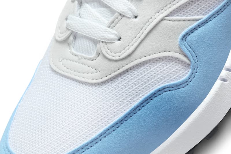 Official Look at the Nike Air Max 1 "University Blue" FD9082-103 White/University Blue-Photon Dust-Black release info november