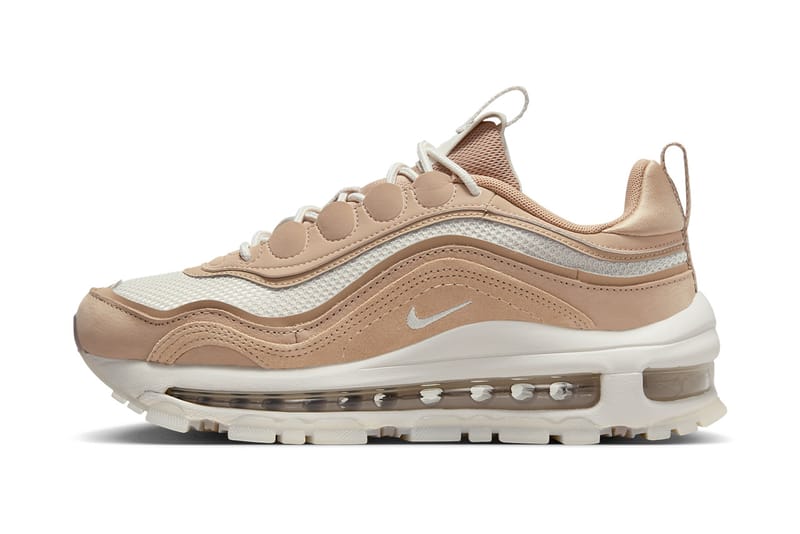 Beige and White Collide on the Nike Air Max 97 Futura