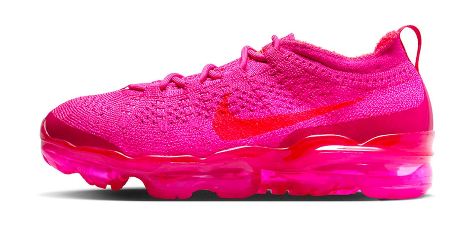 The Nike Air VaporMax 2023 Flyknit Receives Tonal "Pink Blast" Colorway