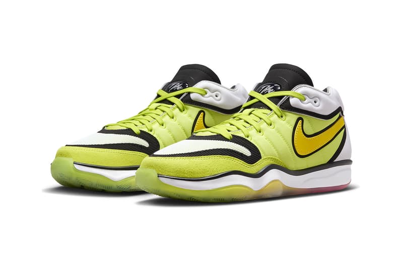 Official Look Nike Air Zoom Hustle 2 "Talaria" DJ9404-300 Cyber/Vivid Sulfur-White-Siren Red-Black fall 2023 gt run collection