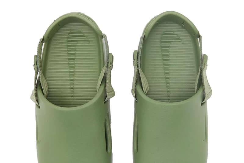 Nike Calm Mule Olive Black Grey Release Info